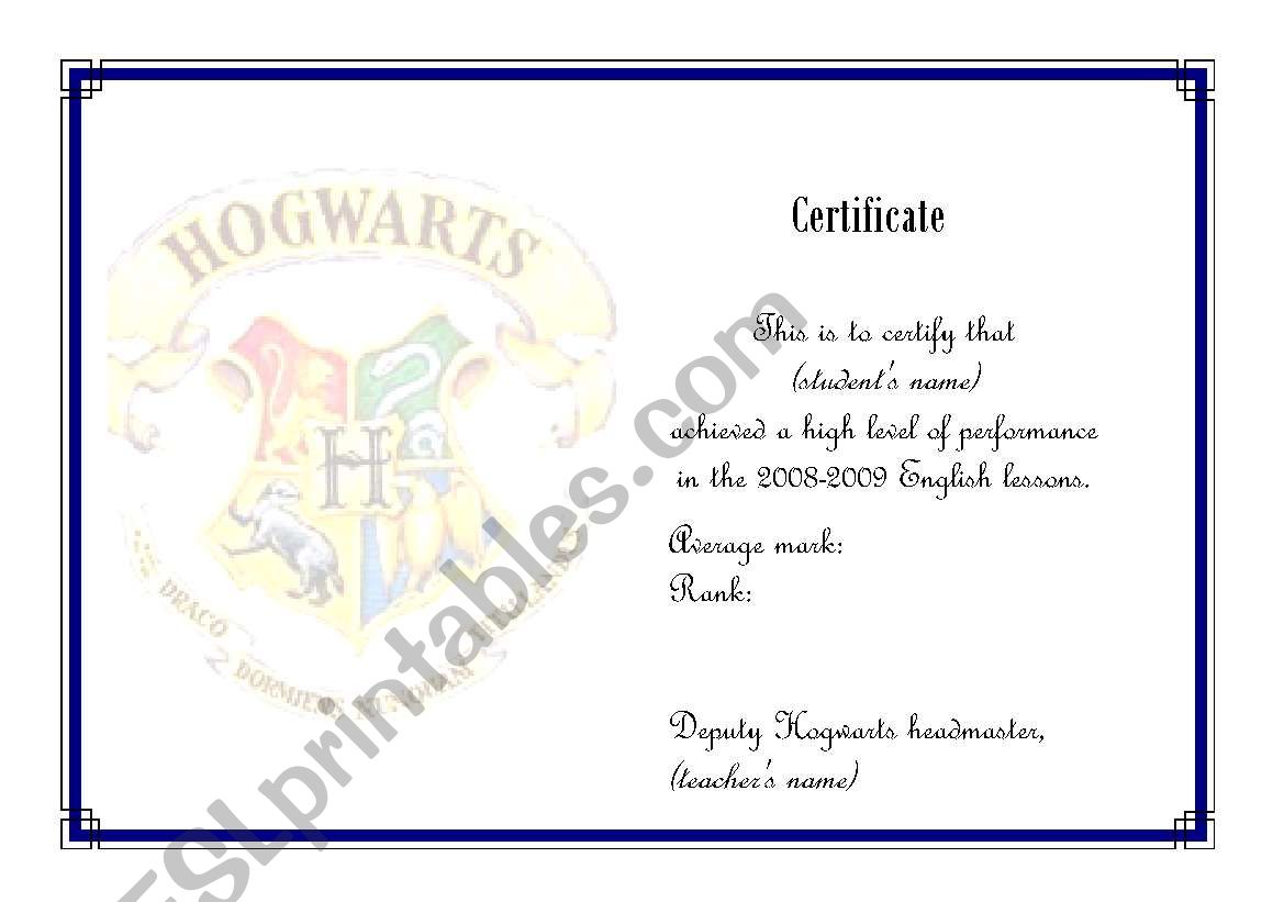 diploma worksheet