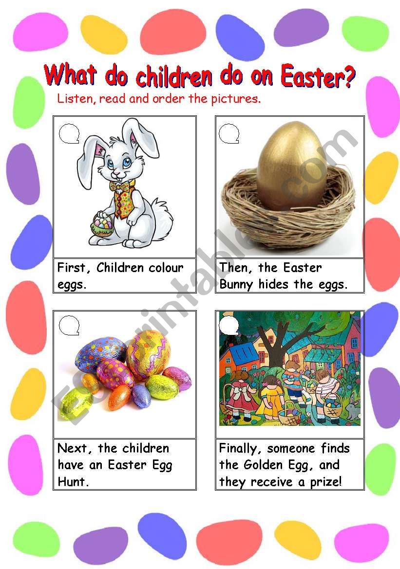 What do children do on Easter?