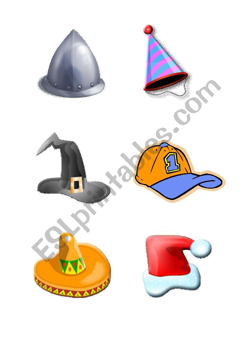 Hat Game - Pawns 3/3 worksheet