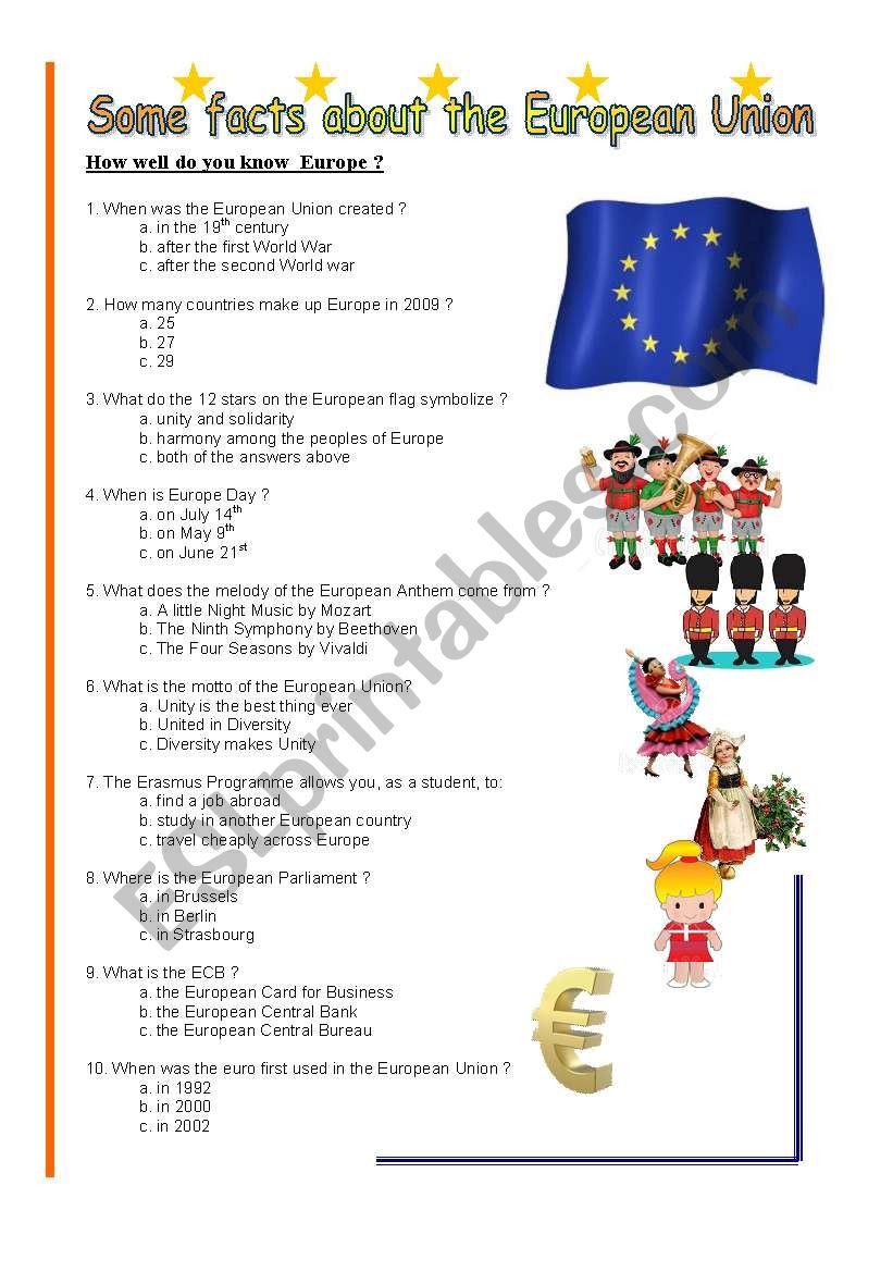 Some facts about the European Union