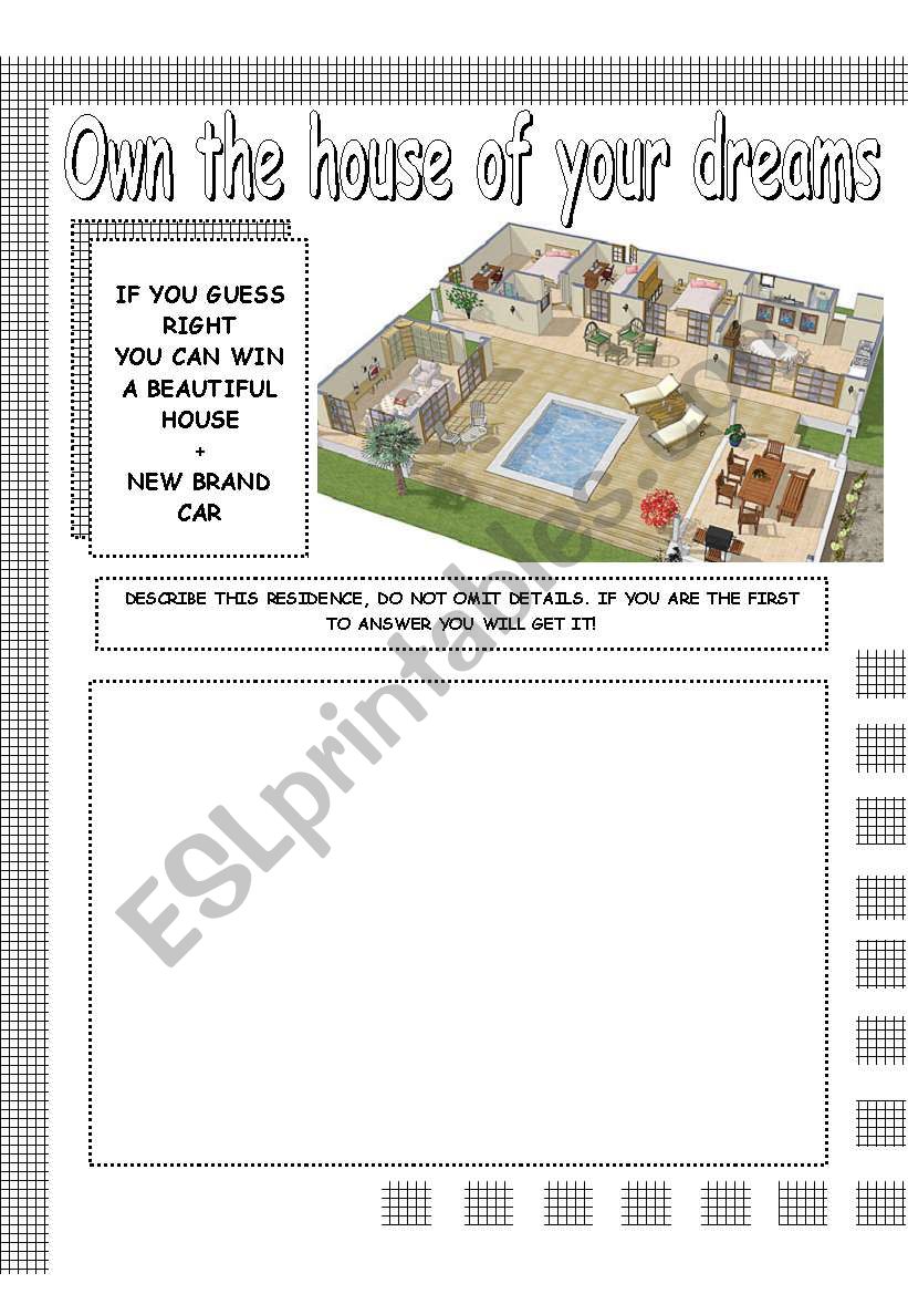 the house of your dreams worksheet