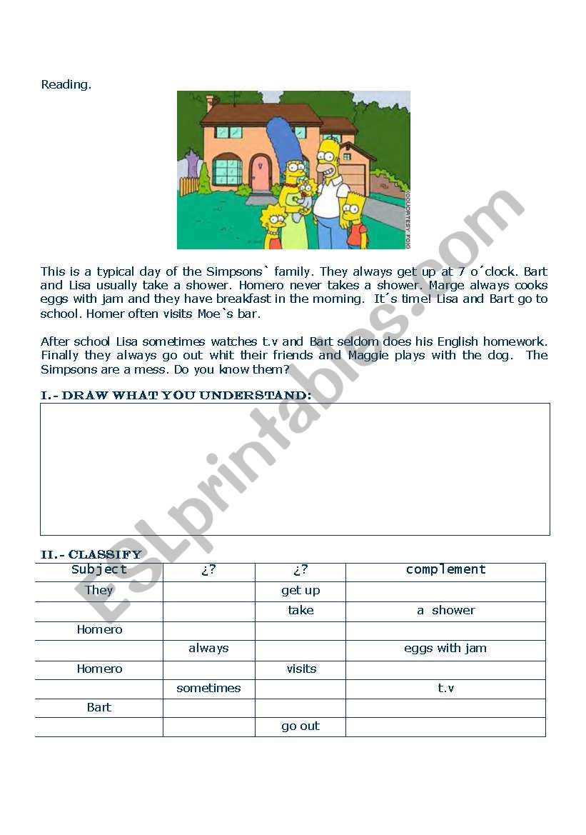 FRECUENCY ADVERBS AND SIMPLE PRESENT