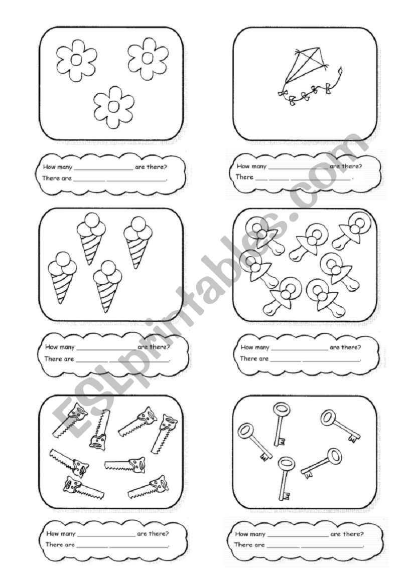 How many? worksheet