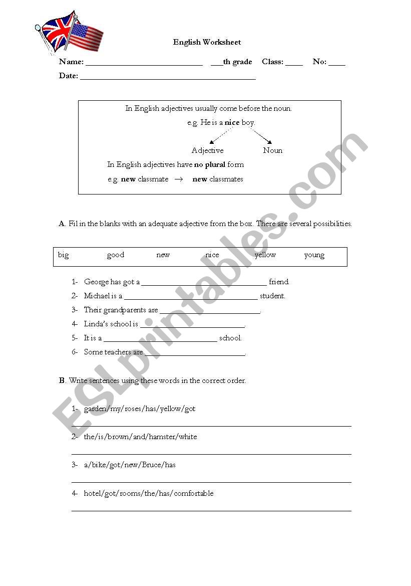 The adjectives (comparative degree)