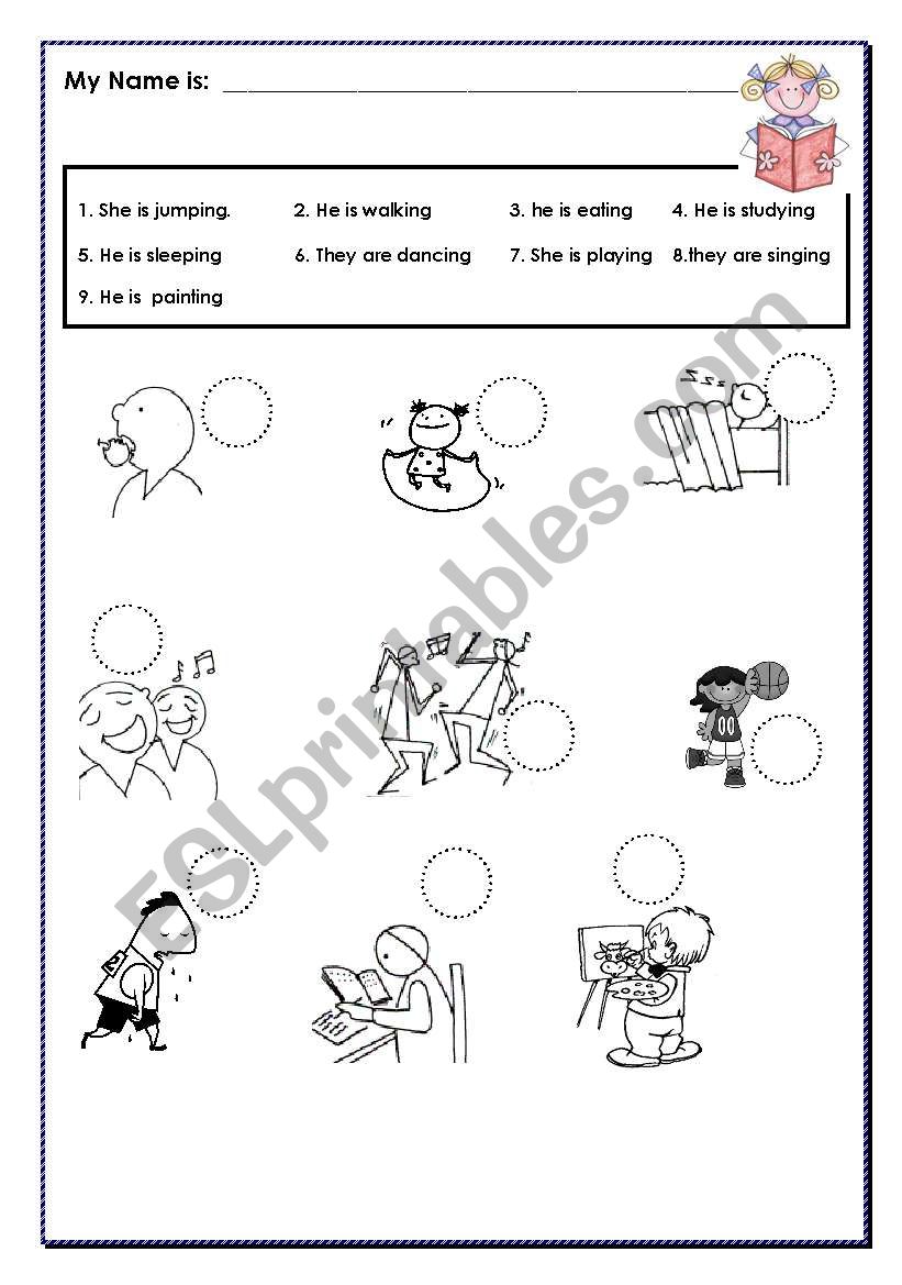 Actions - ESL worksheet by maufon
