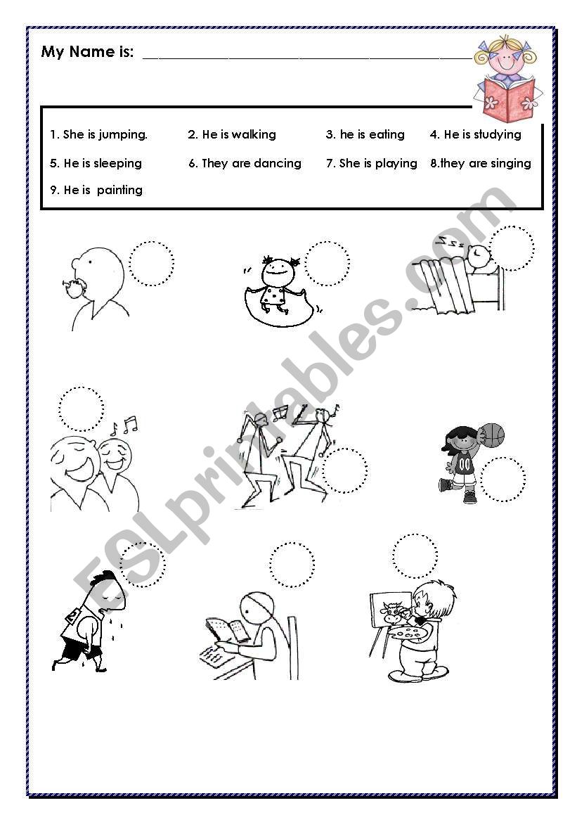 Actions worksheet