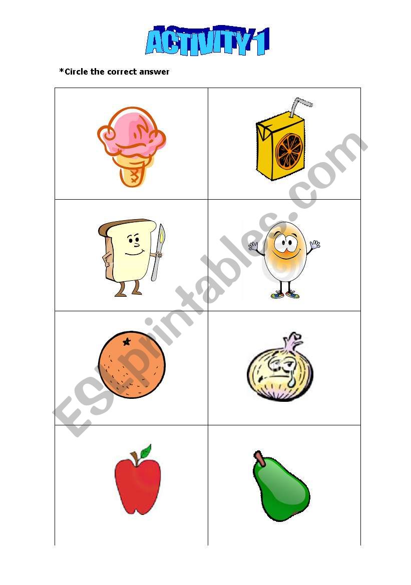 Circle the correct answer a or b