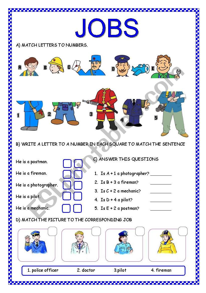 jobs-esl-worksheet-by-sandramendoza