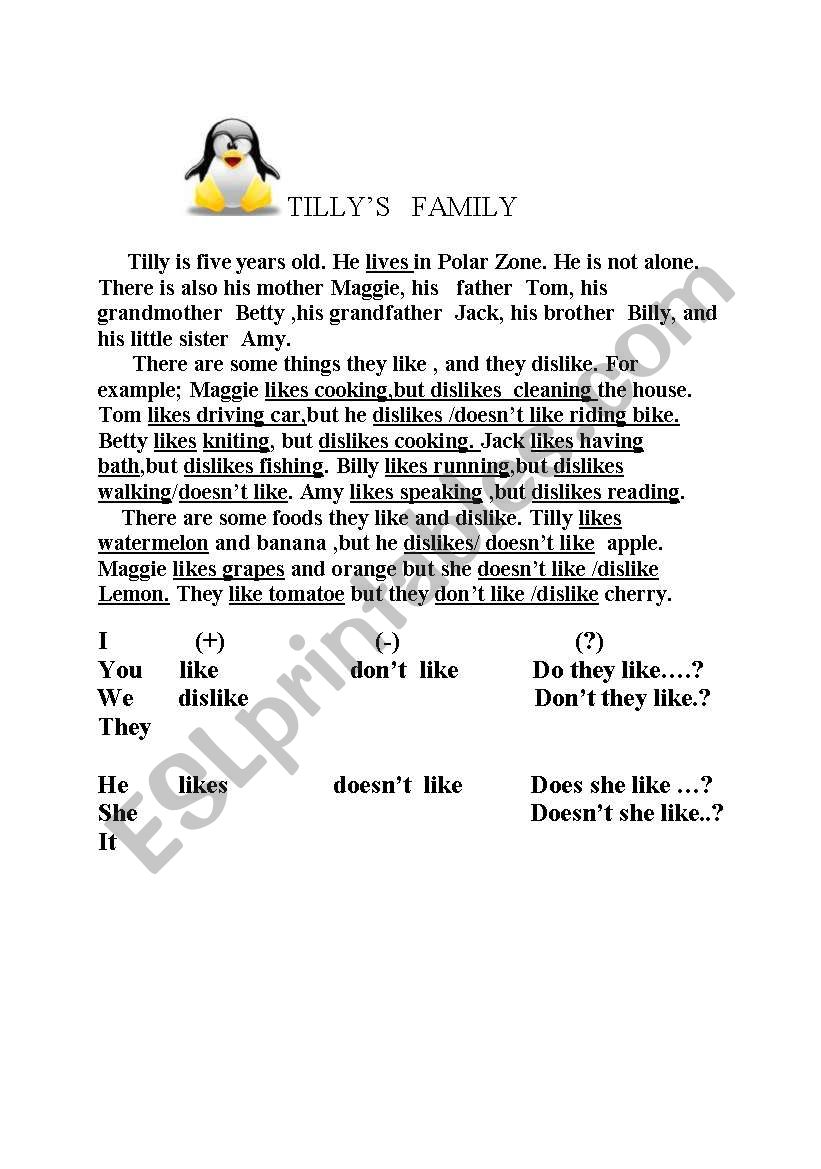 TILLYS FAMILY - like /dislike