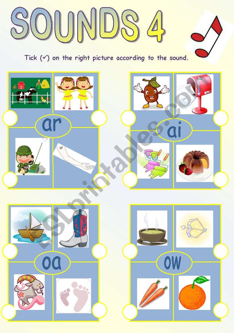 sounds (part 4) worksheet