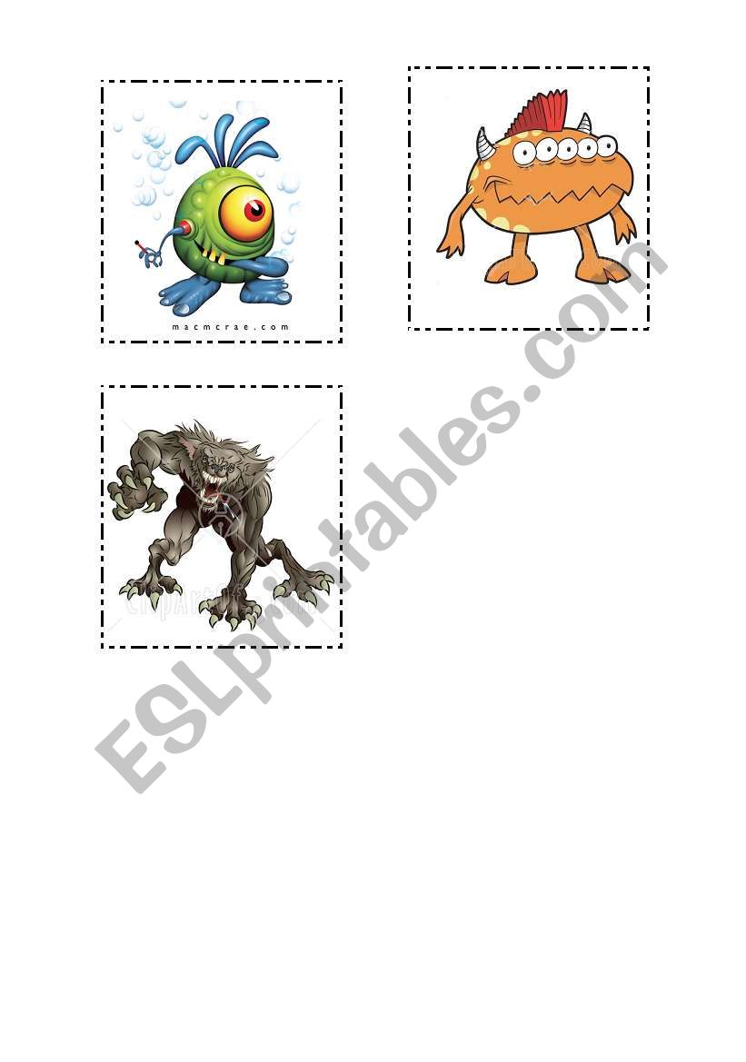 MONSTERS DESCRIPTION MATCHING GAME (PART 4)