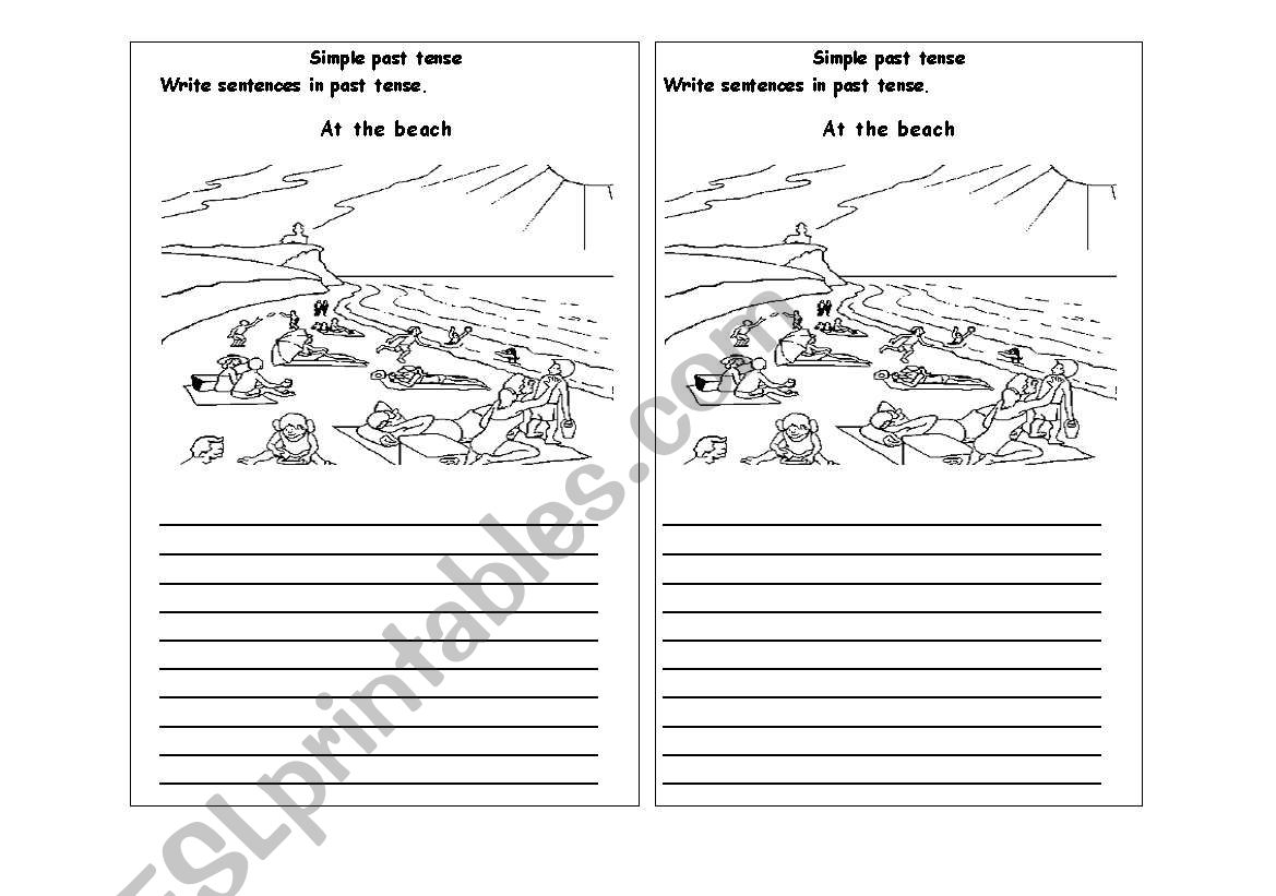 simple past  worksheet