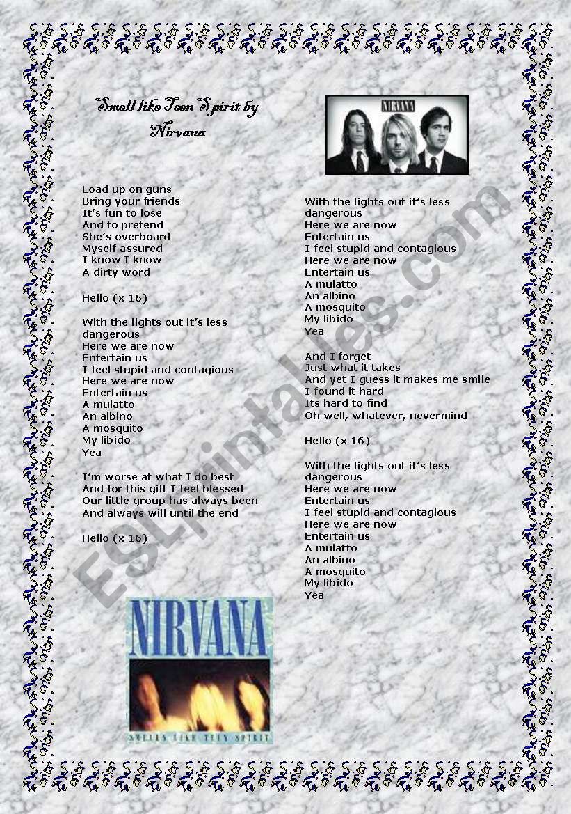 Smell like Teen Spirit by Nirvana