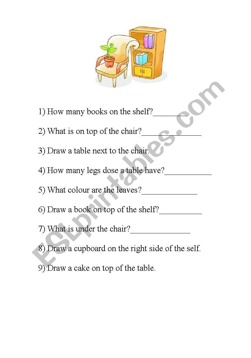 Picture Comprehension worksheet