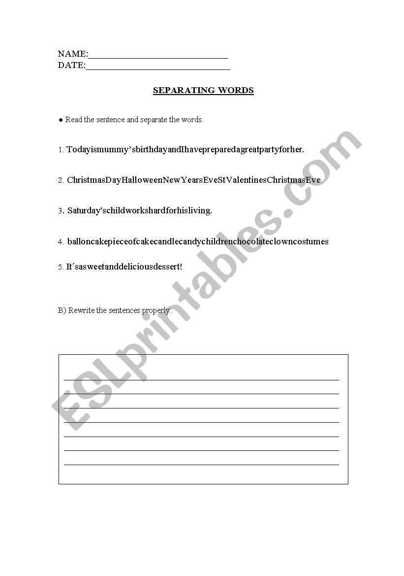 guess the sentence worksheet