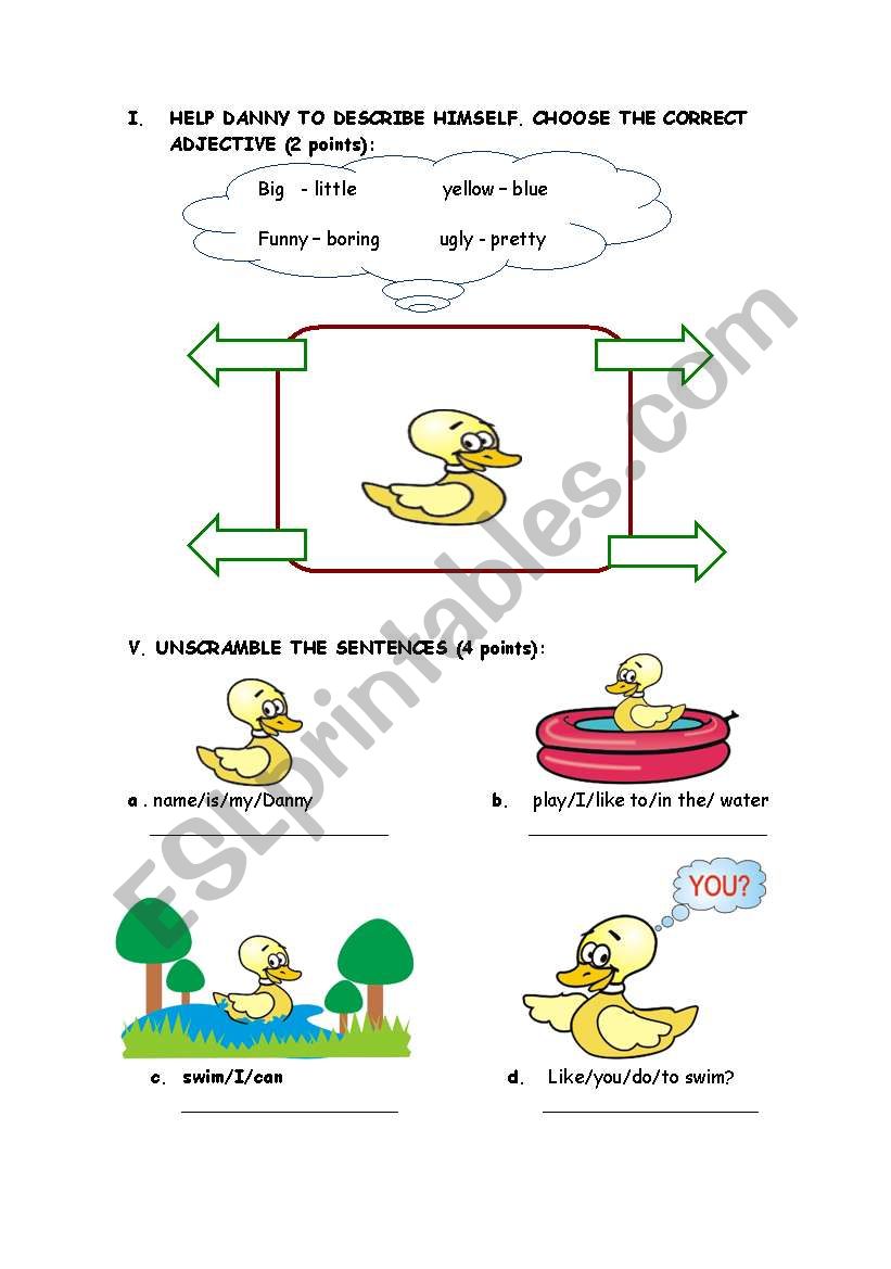 reading text activities worksheet