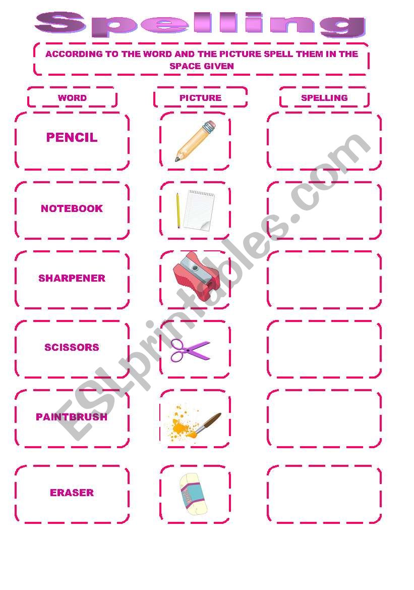 Alphabet worksheet