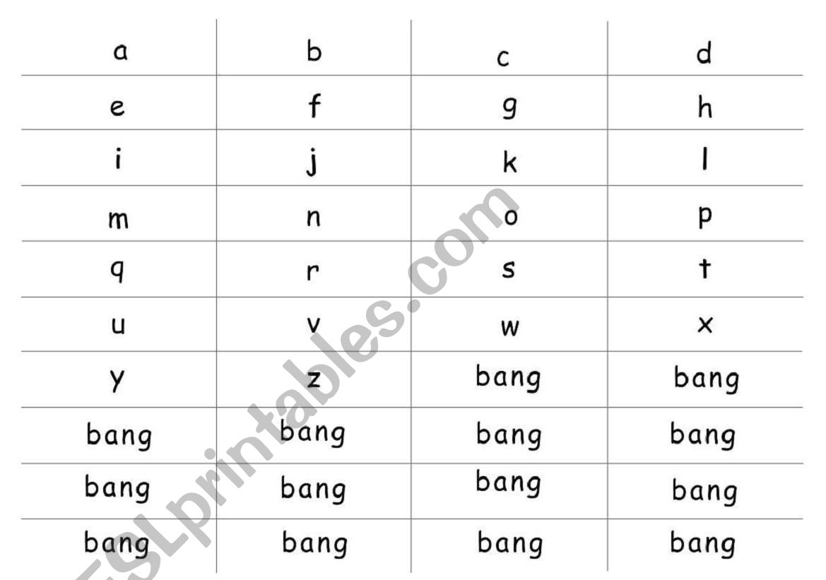 Minibook template & Bang game (2-in-1)