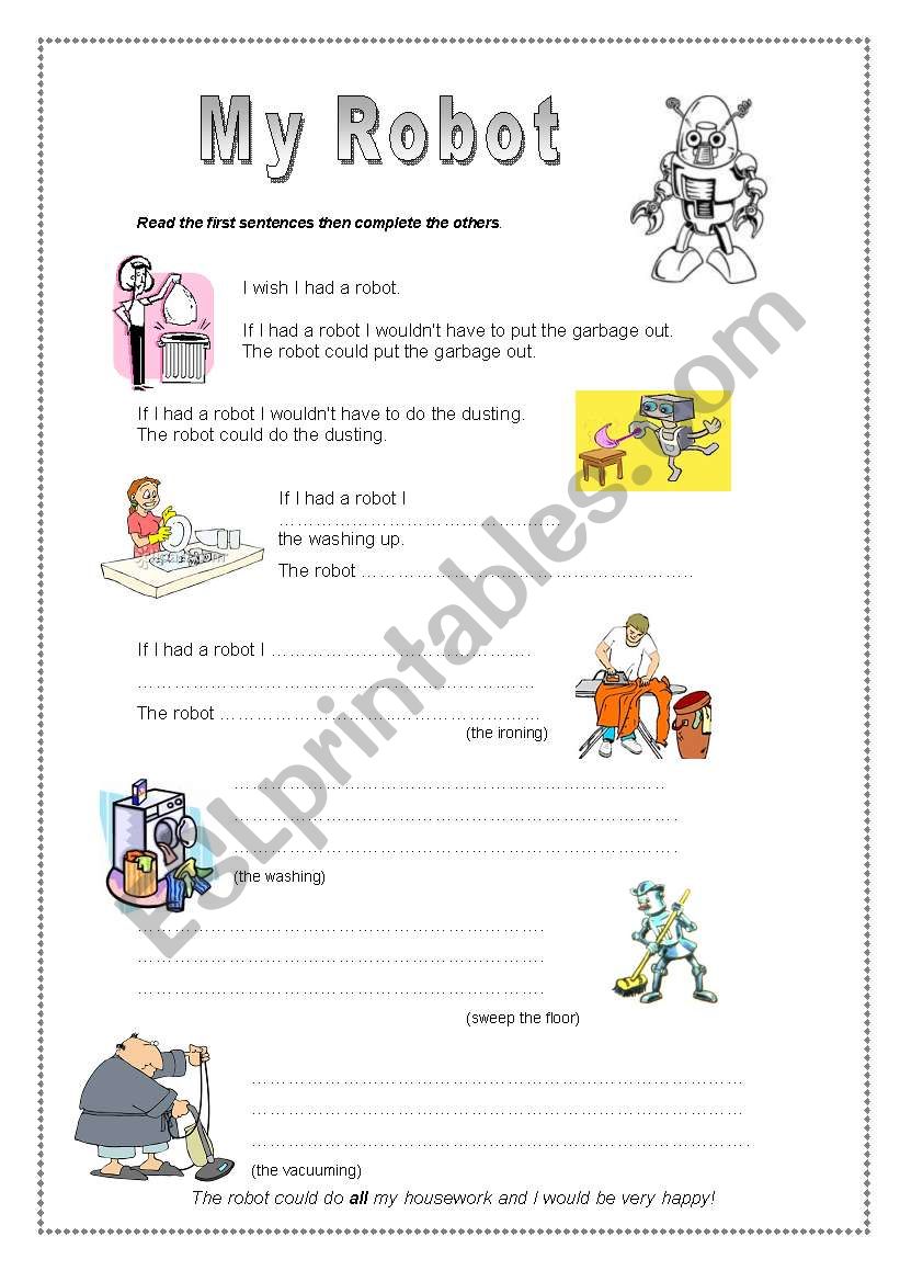 My Robot - Pre-intermediate worksheet