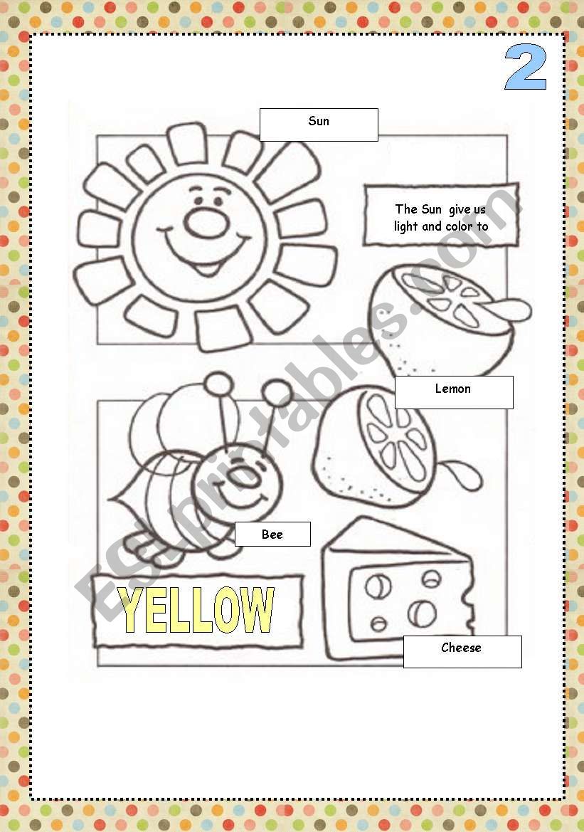 Color cards for painting YELLOW