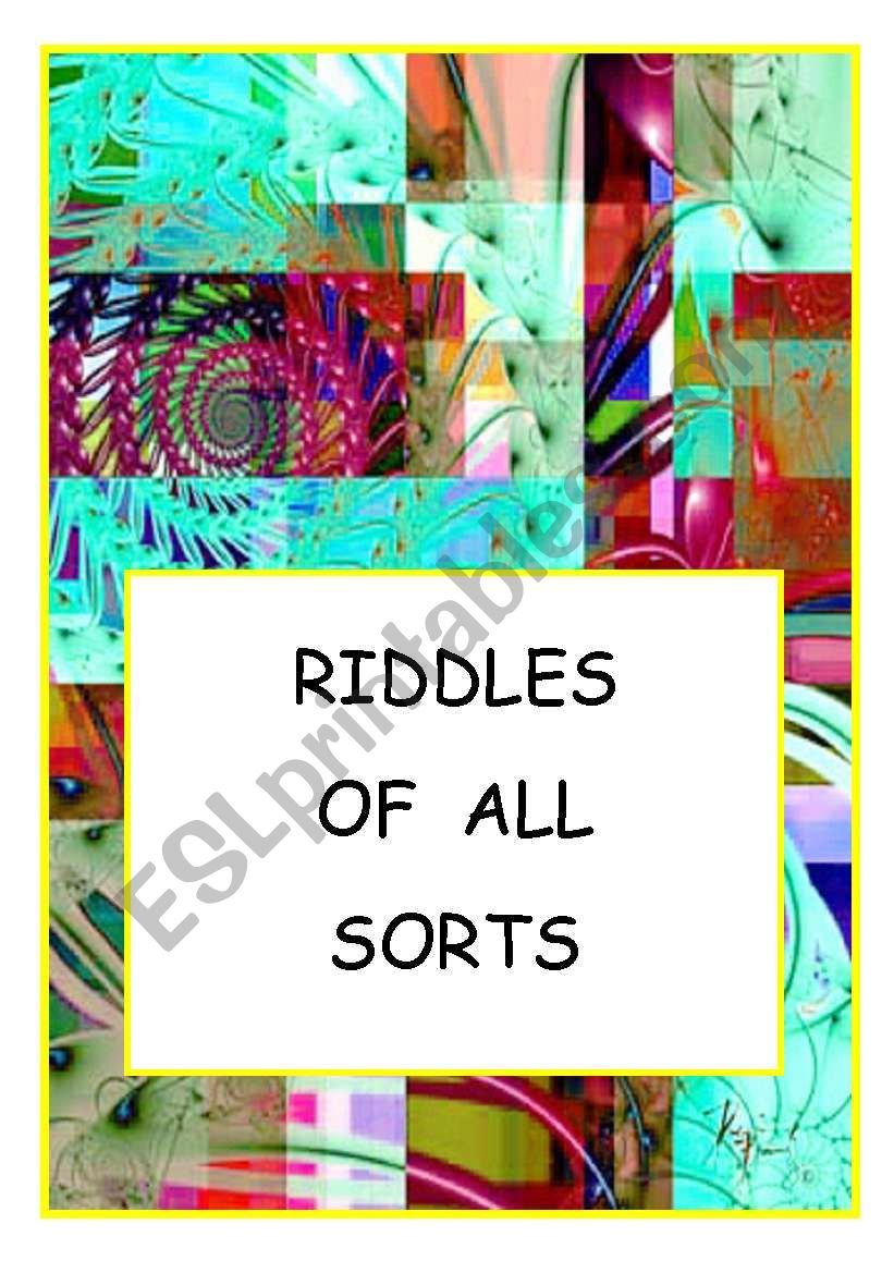 riddles worksheet
