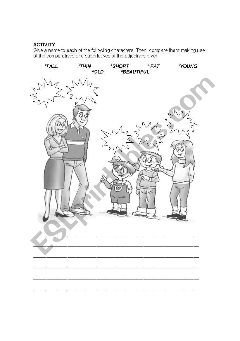 DESCRIBING PEOPLE worksheet