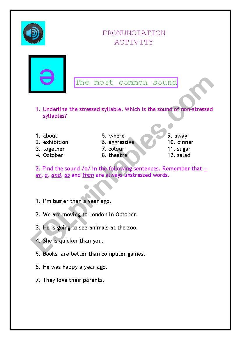 SHWA worksheet