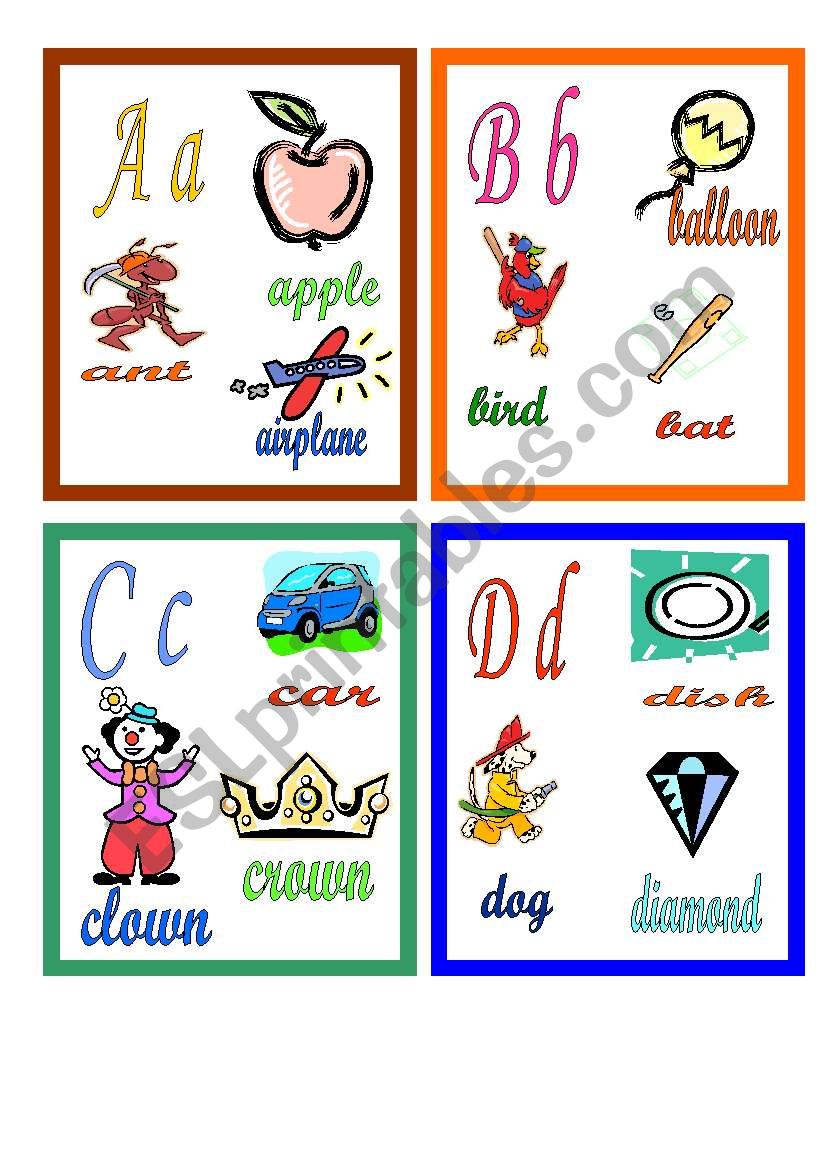 Alphabet Book No. 1 worksheet