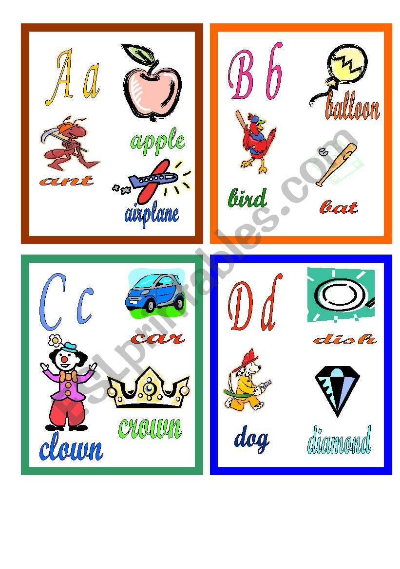 Alphabet Book No. 1 worksheet