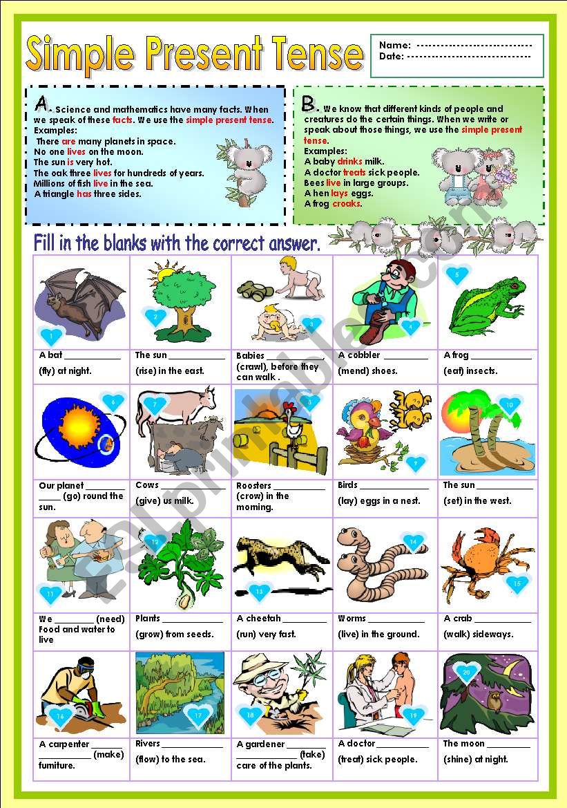 simple-present-tense-timeless-actions-for-universal-truths-esl-worksheet-by-ayrin