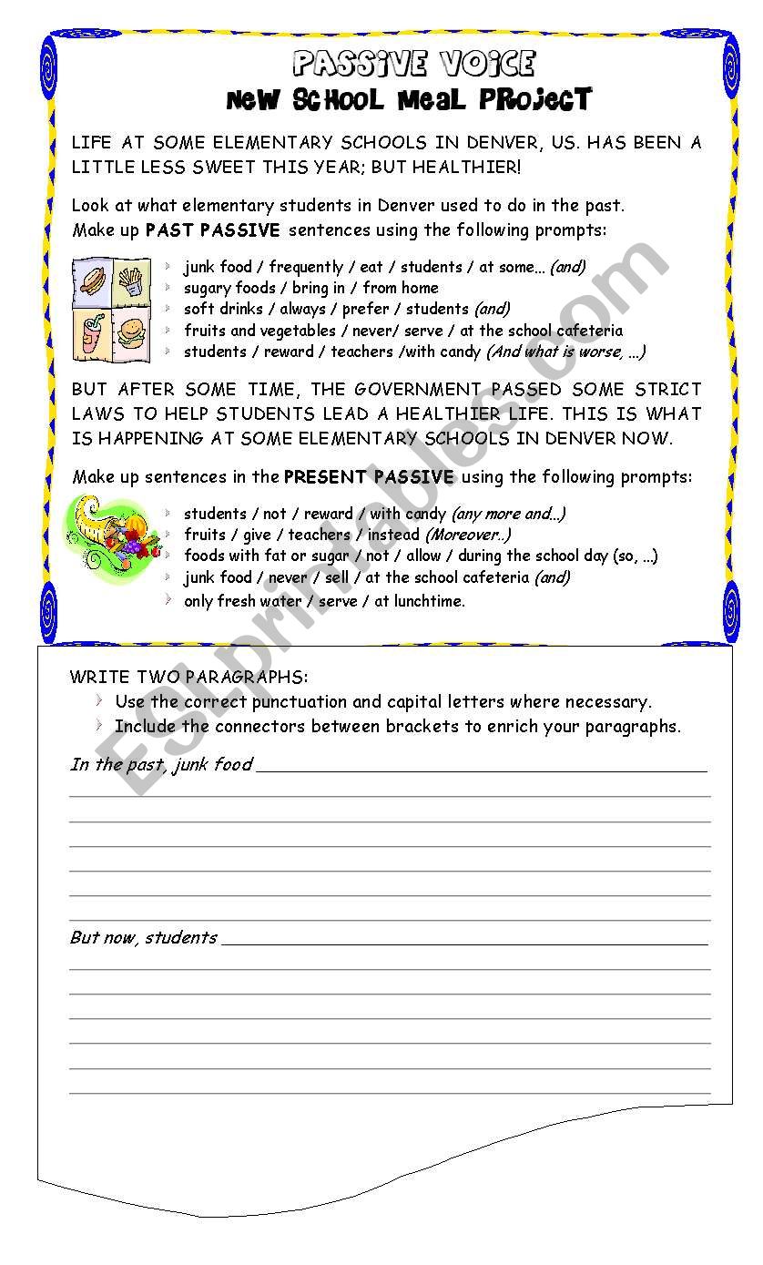 GRAMMAR - Passive Voice worksheet