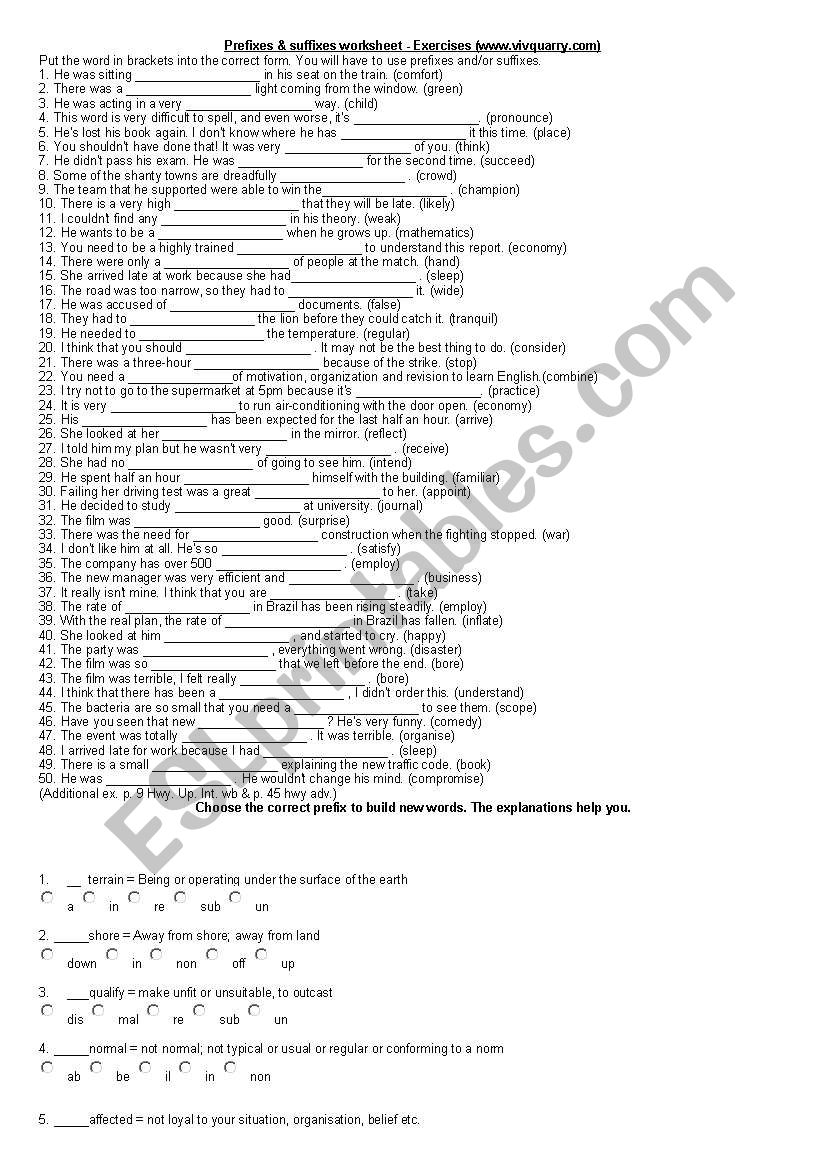 Modals mixed exercises worksheet