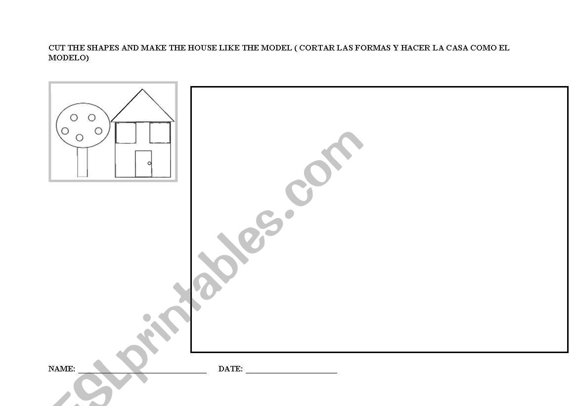 SHAPES worksheet