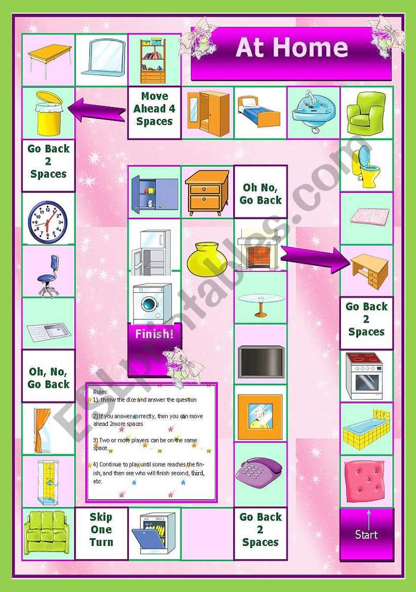 Furniture worksheet