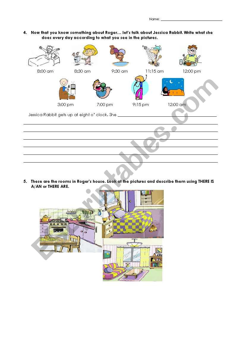 Evaluation - Part 2 worksheet