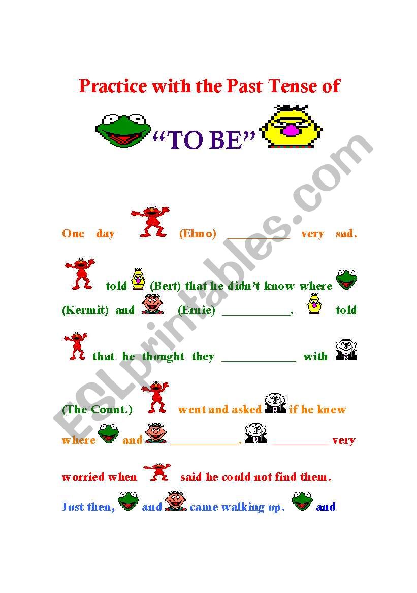 Past tense practice of the verb 