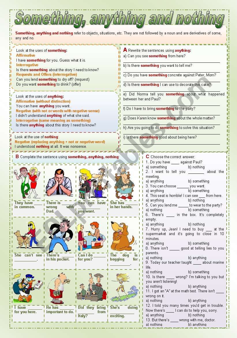 Something anything somebody anybody упражнение. Something anything nothing Worksheets. Somebody something Worksheets. Something anything упражнения. Somebody anybody Nobody something anything nothing Worksheet.