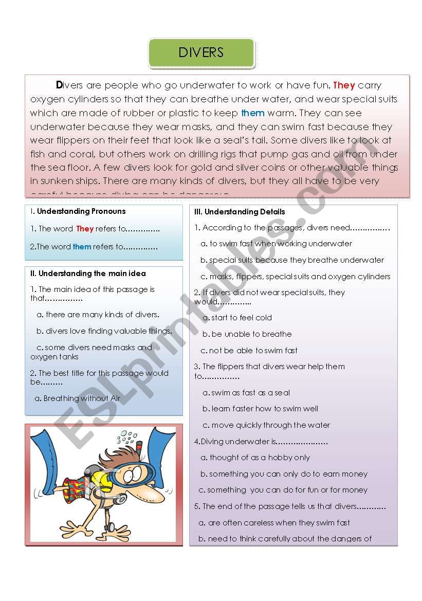 homework language dive 1 practice