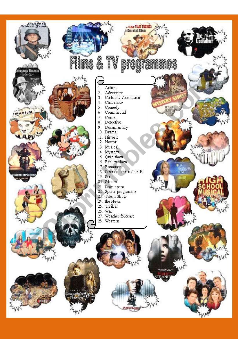 Films and TV programmes - Part 1