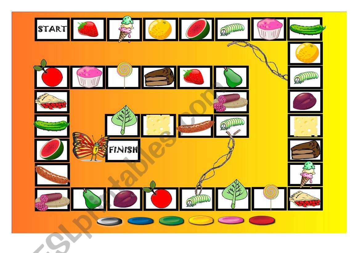 THE VERY HUNGRY CATERPILLAR BOARD GAME