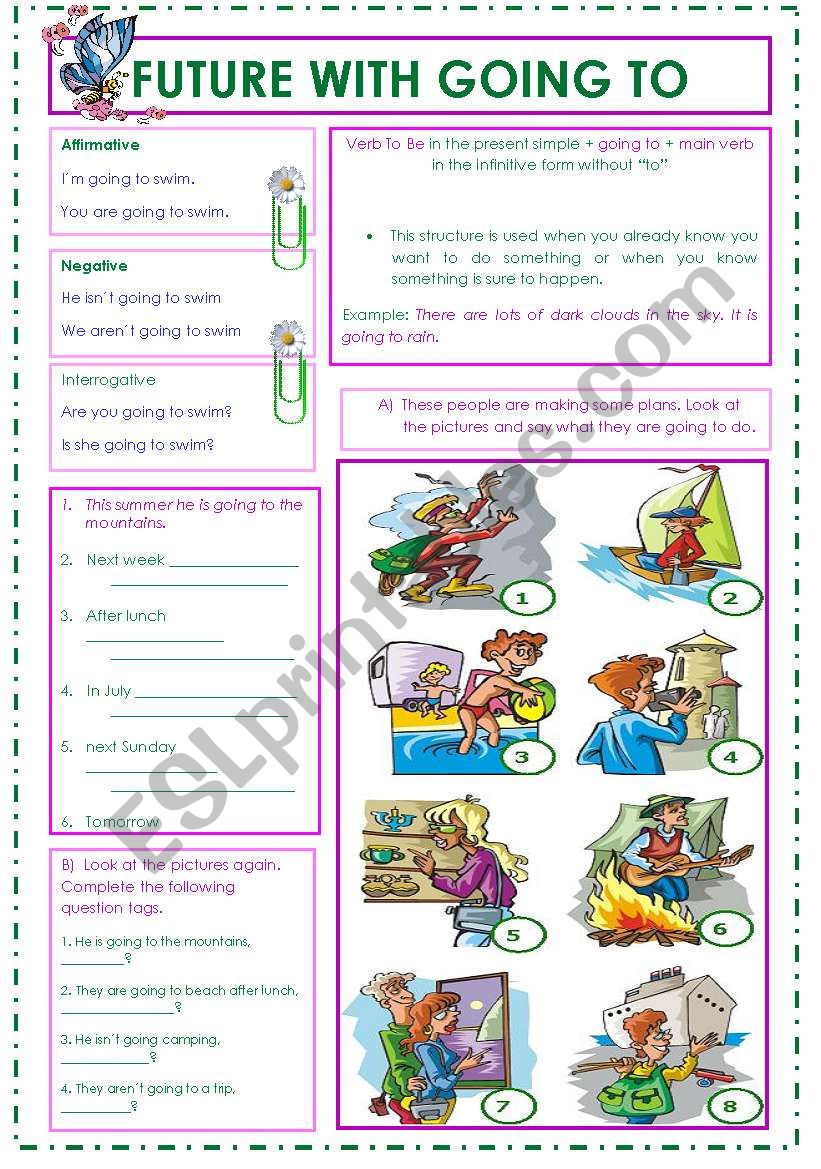 IÂ´m going to the beach worksheet