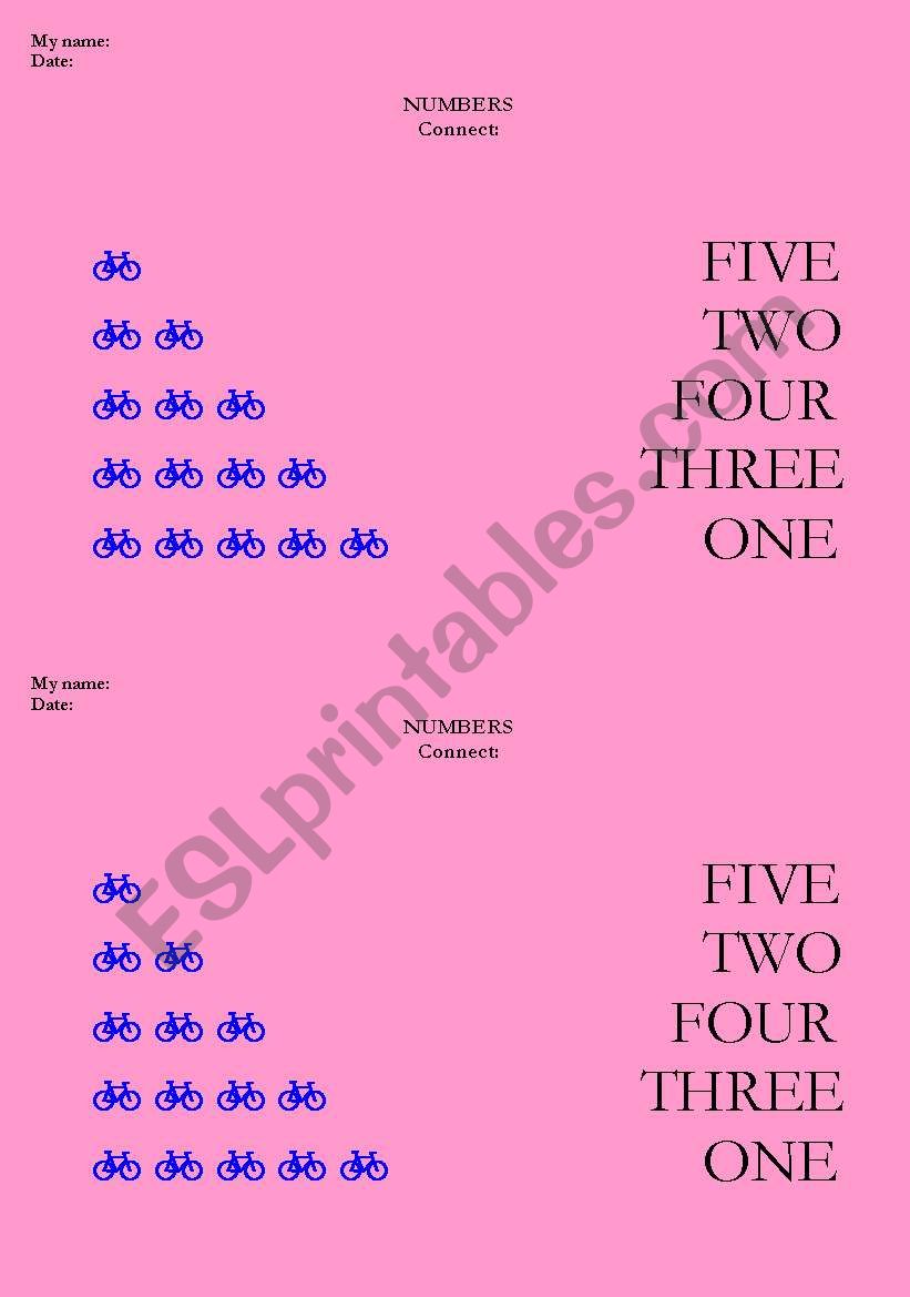 Numbers worksheet