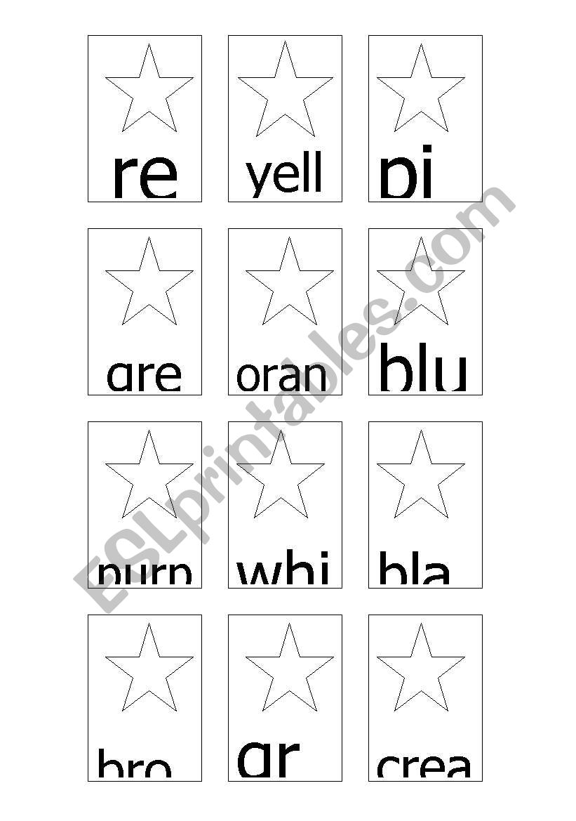 colour worksheet