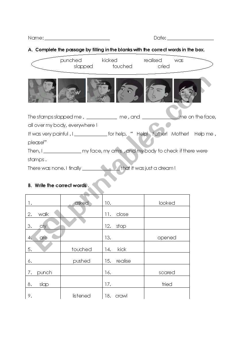 A Nightmare worksheet