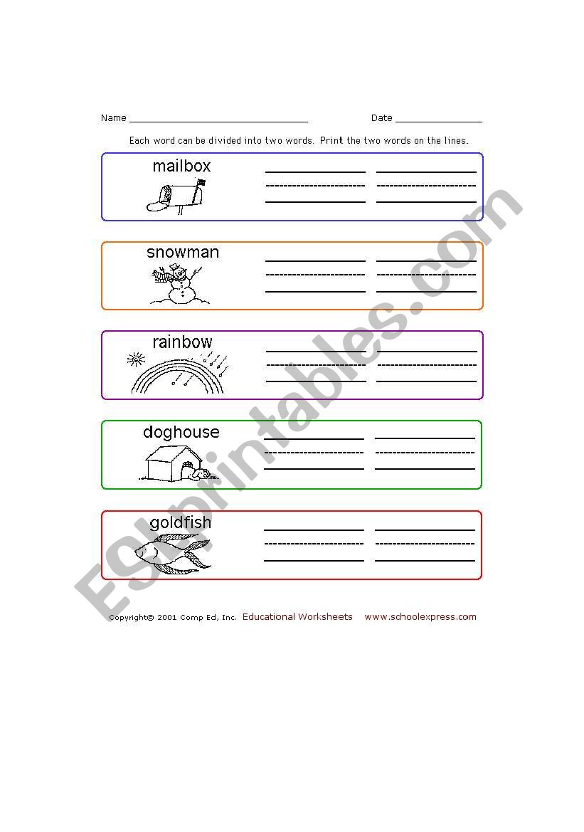 compund worksheet