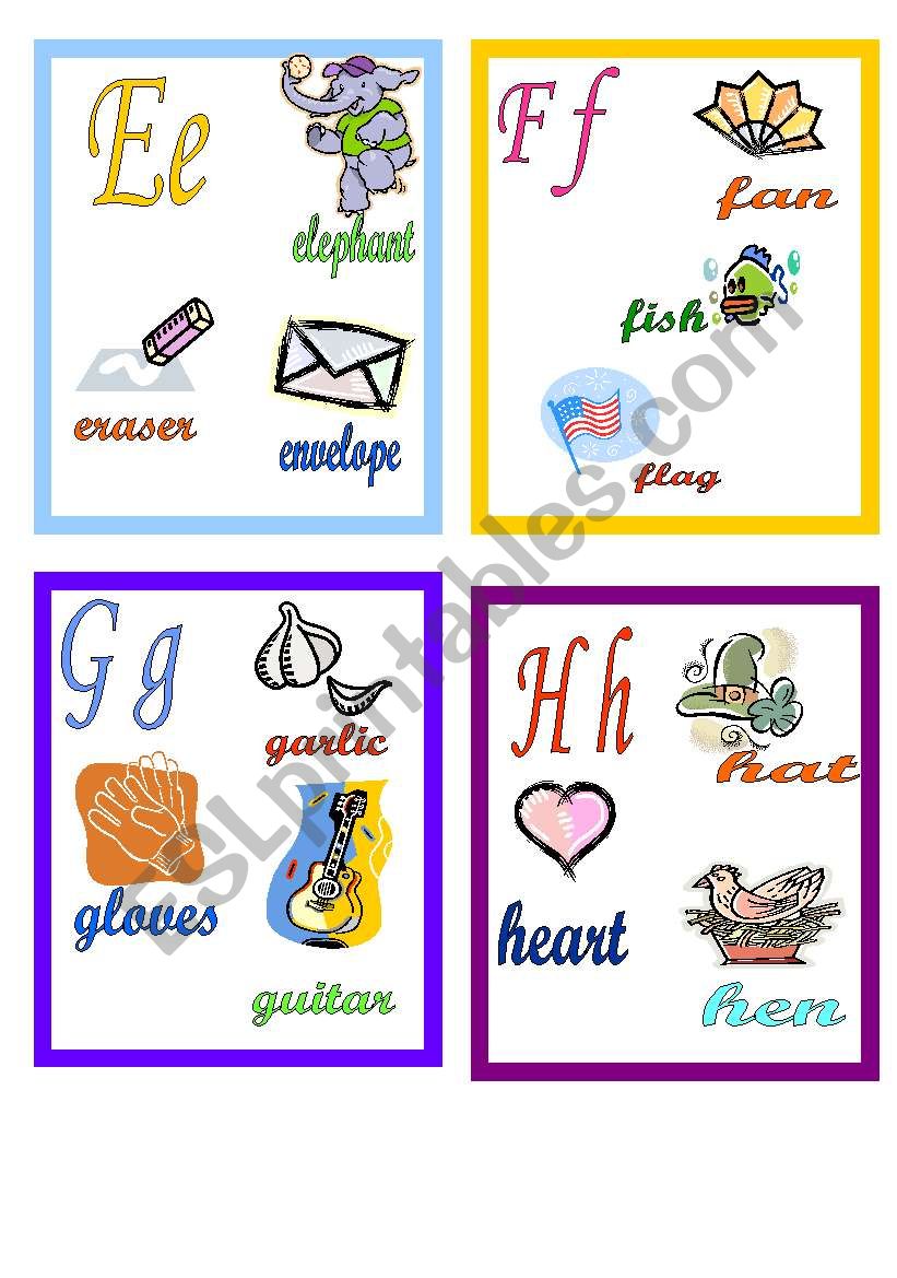 Alphabet Book 3 worksheet