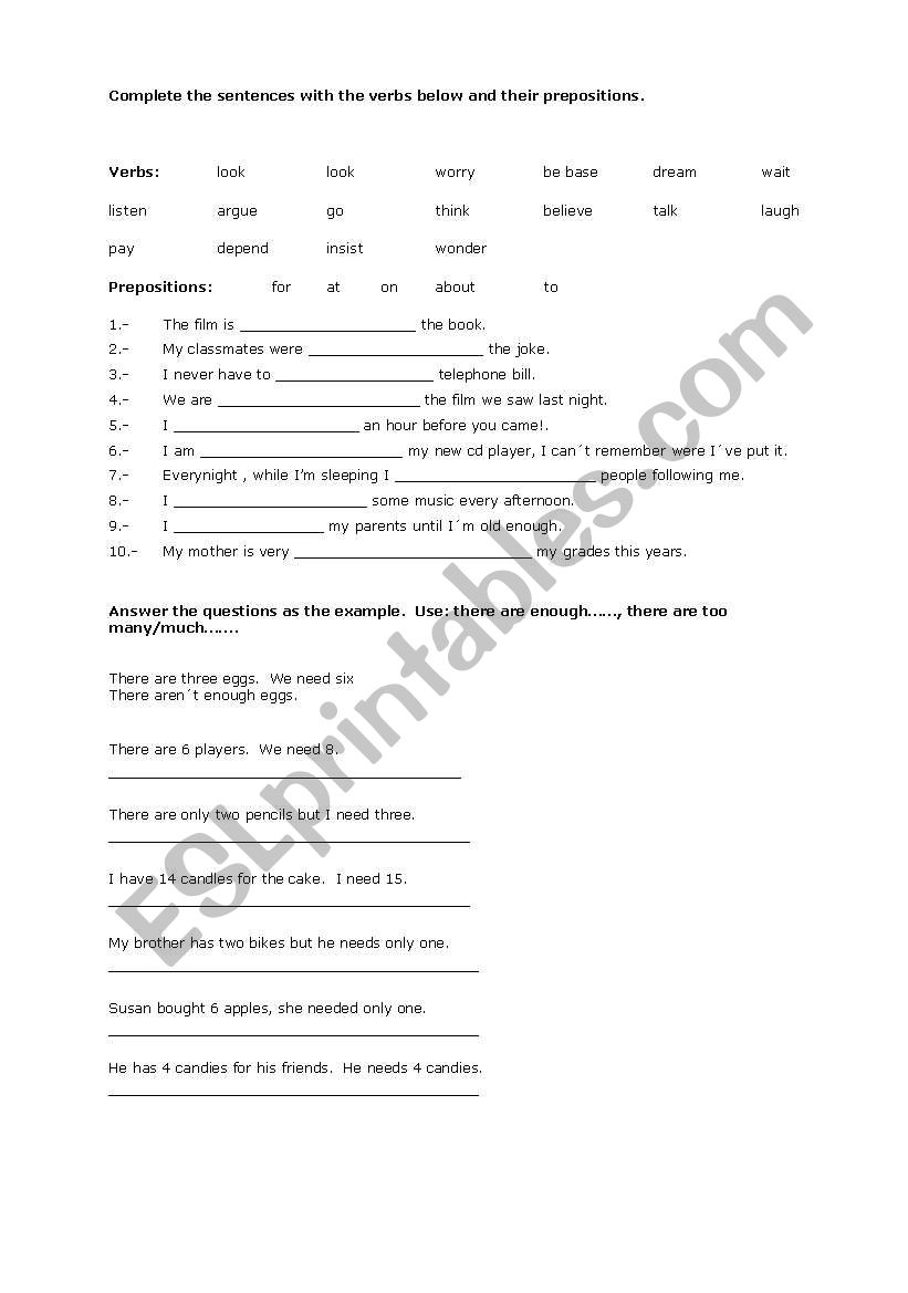 Review worksheet