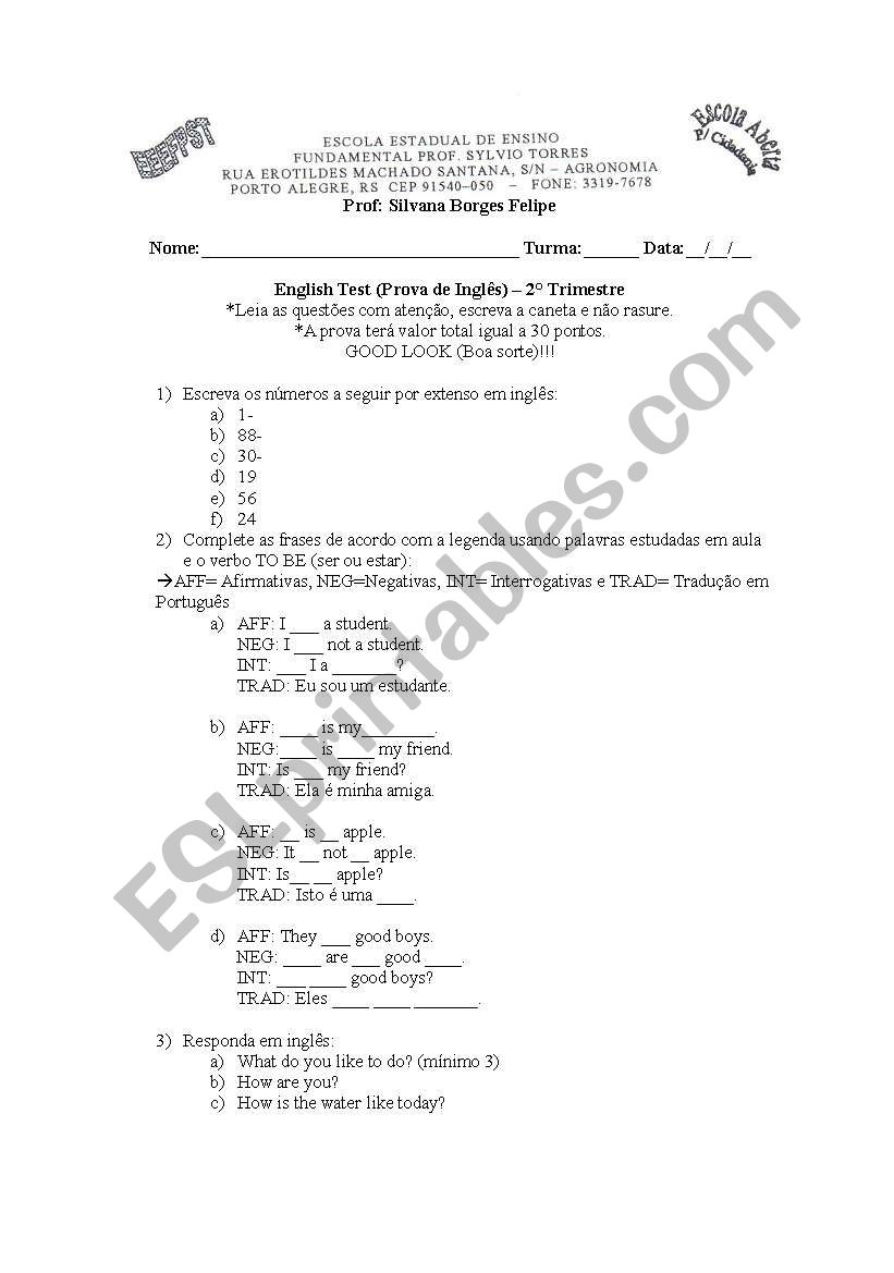 review worksheet