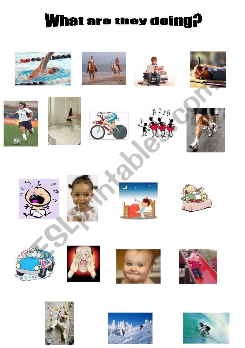 Present Continuous worksheet