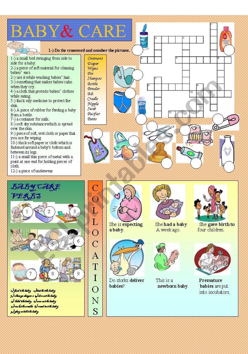 BABY&CARE worksheet